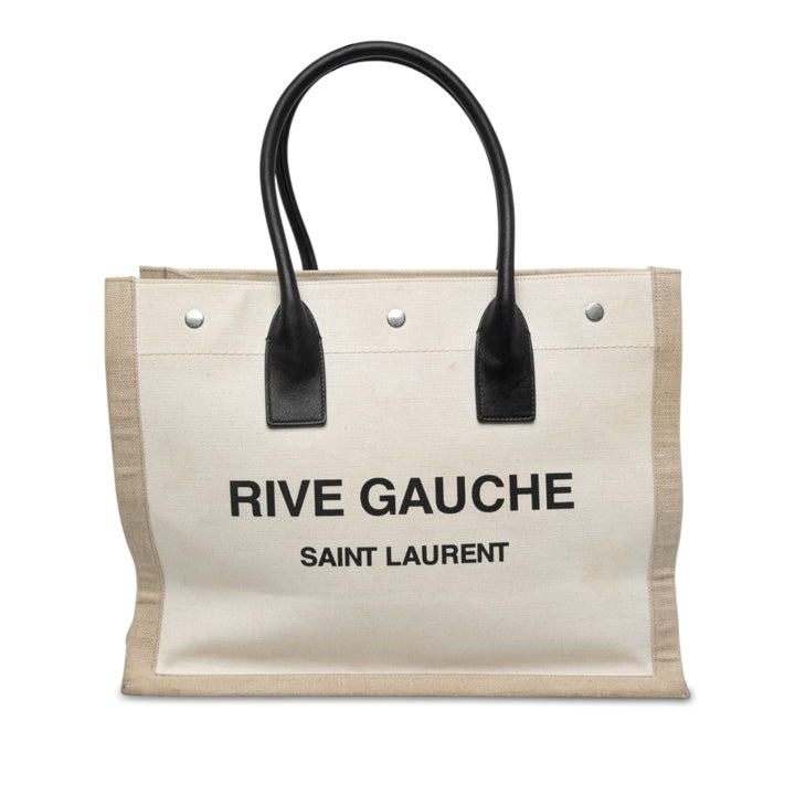 Saint Laurent Rive Gauche Cabas Petit Beige – vue principale – GABY PARIS