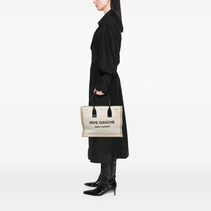 Saint Laurent Rive Gauche Cabas Petit Beige – vue 8 – GABY PARIS