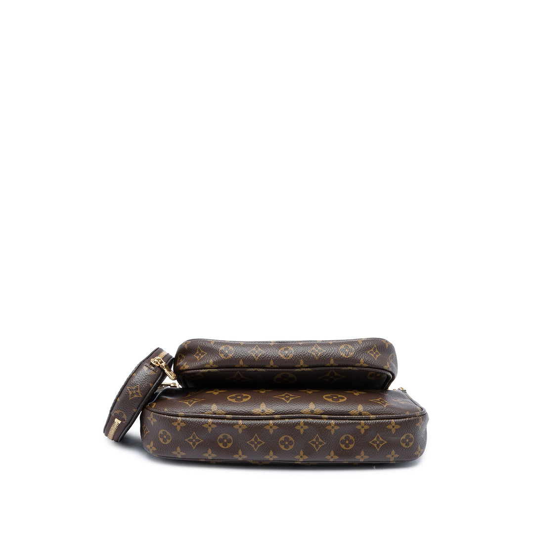 Louis Vuitton Multi Pochette Accessoires Monogram Marron – vue 3 – GABY PARIS