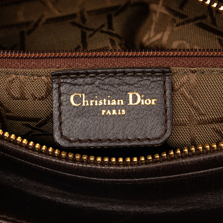 Dior Medium Daim Cannage Lady Dior