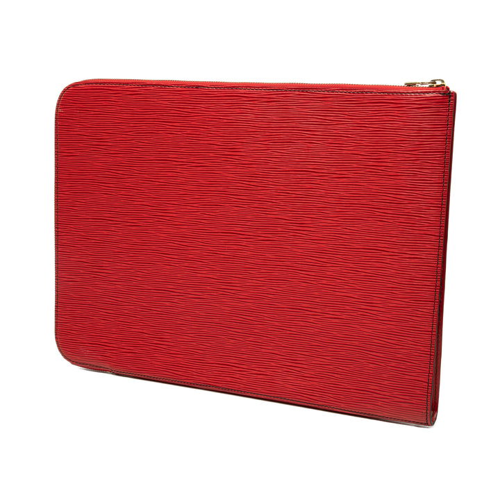 Louis Vuitton Pochette Poche Documents Portfolio Épi Rouge – vue 2 – GABY PARIS