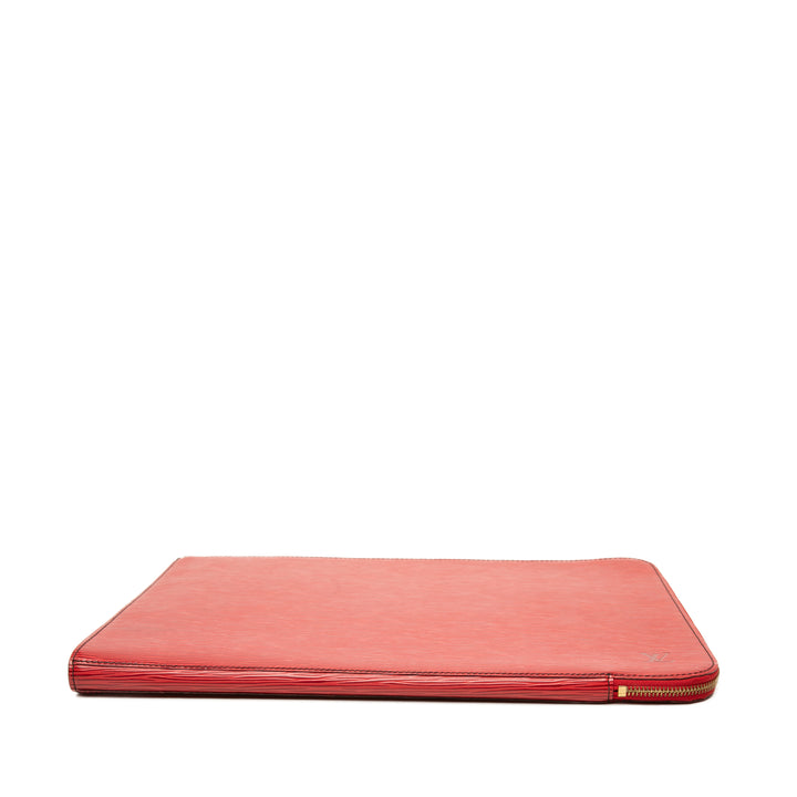 Louis Vuitton Pochette Poche Documents Portfolio Épi Rouge – vue 3 – GABY PARIS