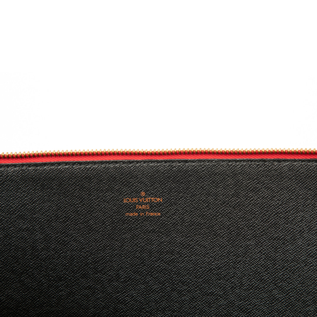 Louis Vuitton Pochette Poche Documents Portfolio Épi Rouge – vue 5 – GABY PARIS