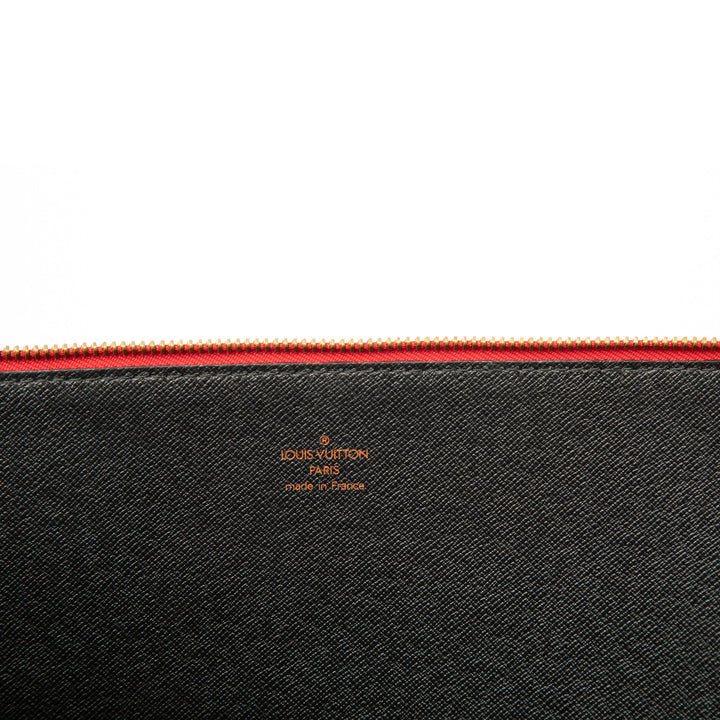 Louis Vuitton Pochette Poche Documents Portfolio Épi Rouge – vue 5 – GABY PARIS