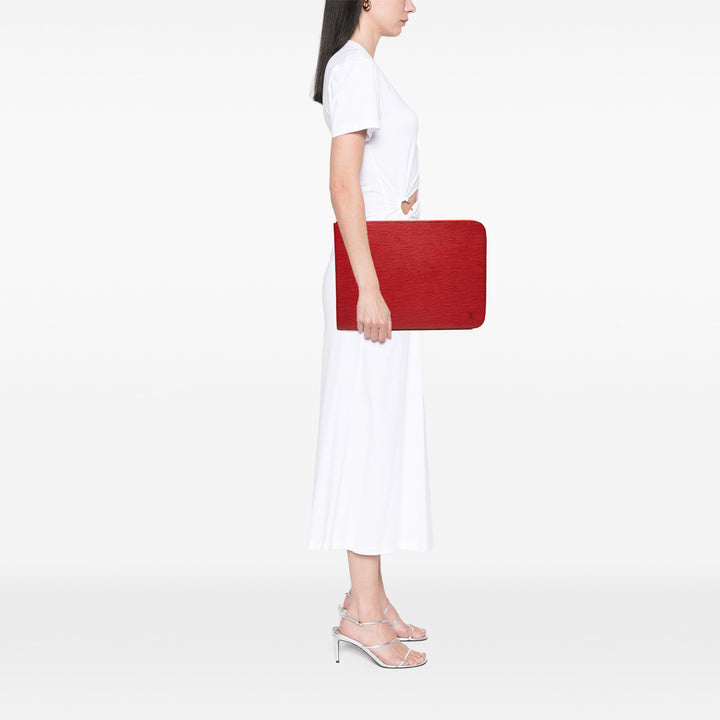 Louis Vuitton Pochette Poche Documents Portfolio Épi Rouge – vue 6 – GABY PARIS