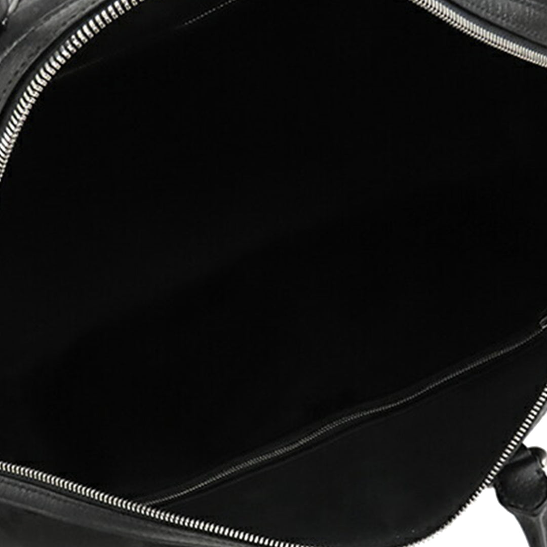 Large Jumbo GG Canvas Duffle Bag Black - Gaby Paris