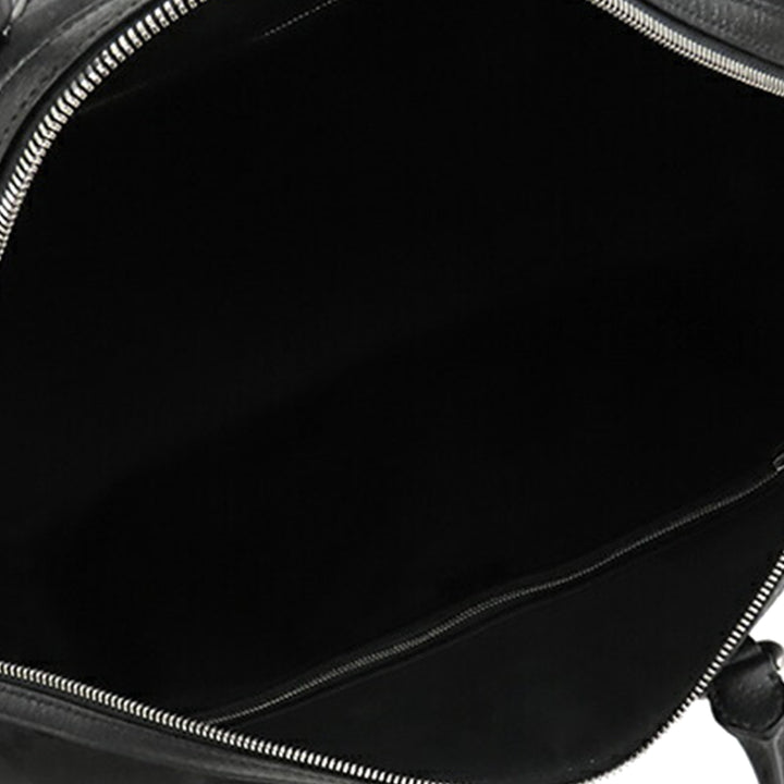 Large Jumbo GG Canvas Duffle Bag Black - Gaby Paris