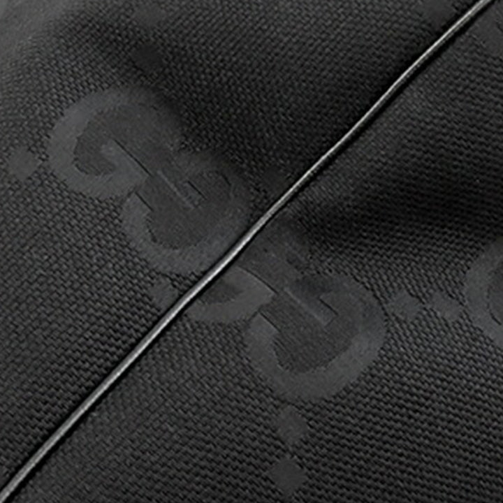 Large Jumbo GG Canvas Duffle Bag Black - Gaby Paris