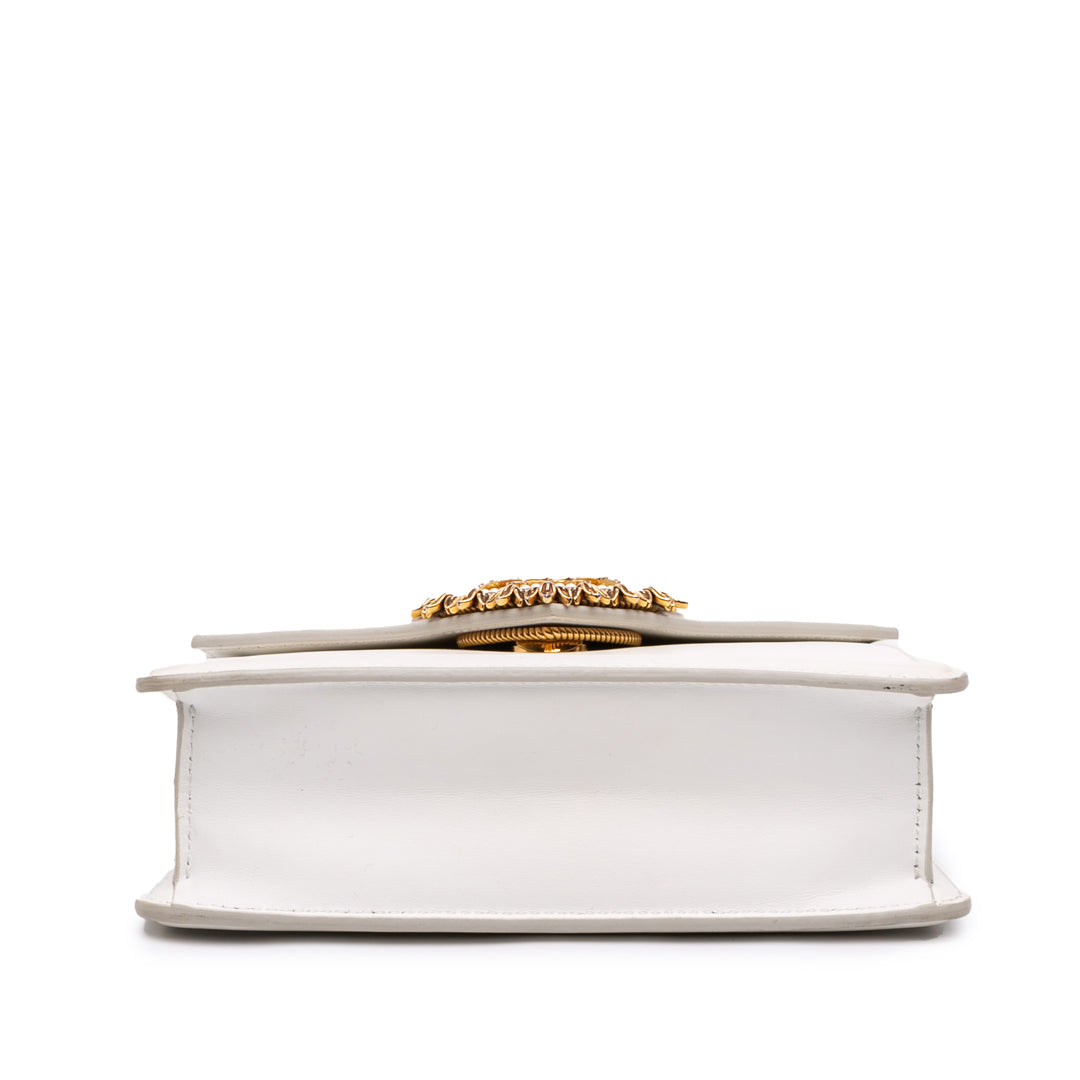 Devotion Sac Petit Cuir de veau lisse Blanc