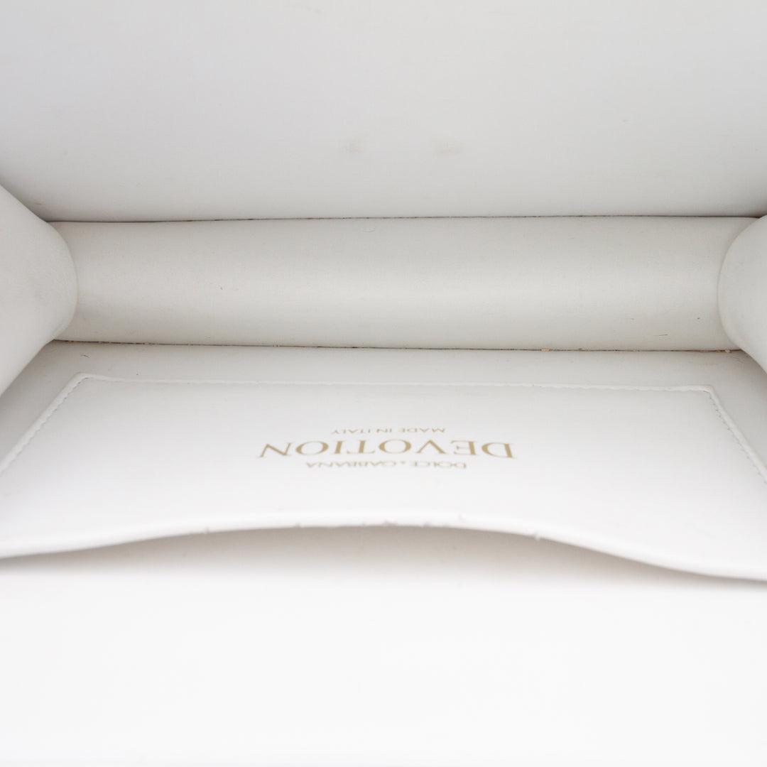 Devotion Sac Petit Cuir de veau lisse Blanc