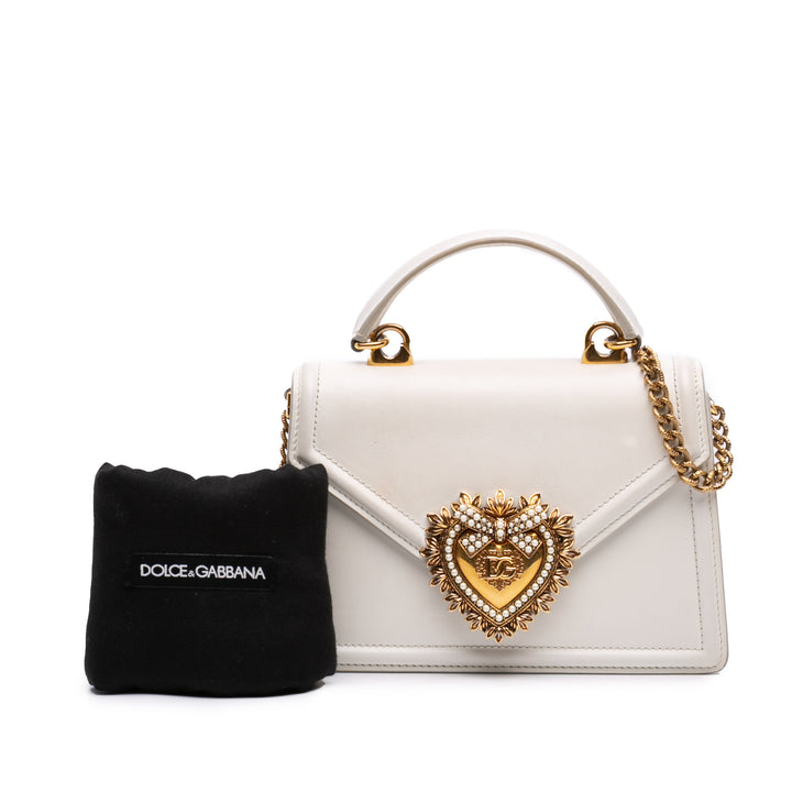 Devotion Sac Petit Cuir de veau lisse Blanc