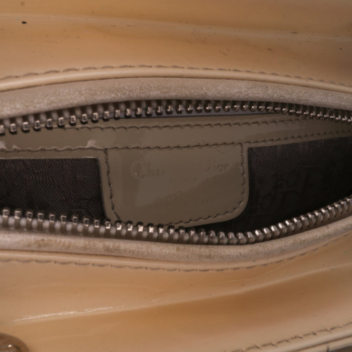 Medium Patent Cannage Lady Dior Brown - Gaby Paris