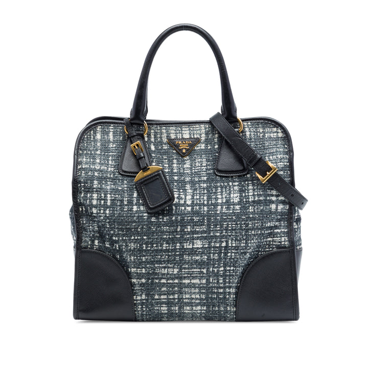 Prada à finitions Lux Cabas Cuir Saffiano