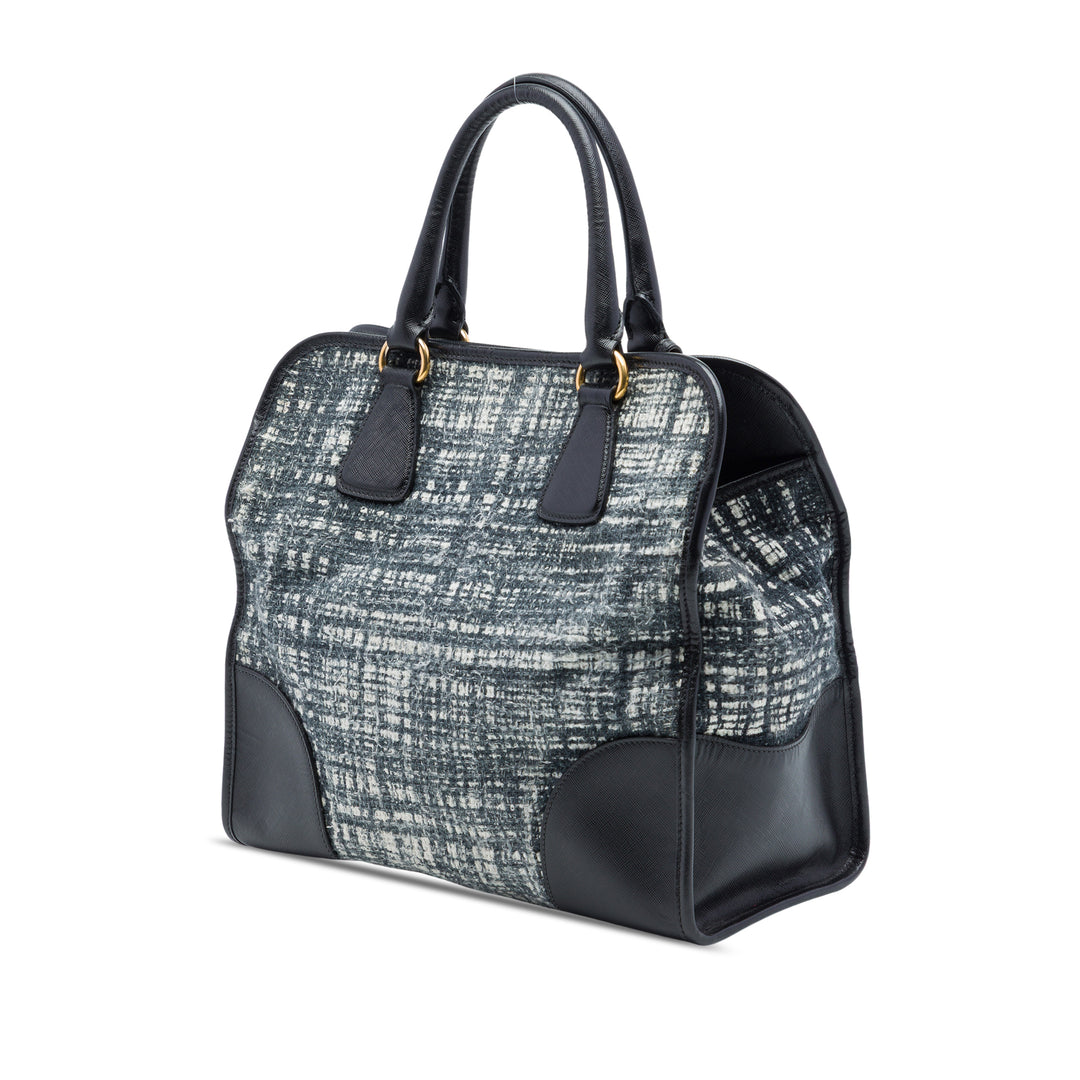 Prada à finitions Lux Cabas Cuir Saffiano