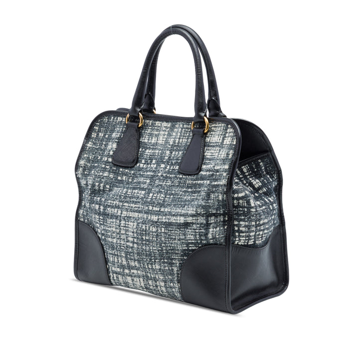 Prada à finitions Lux Cabas Cuir Saffiano