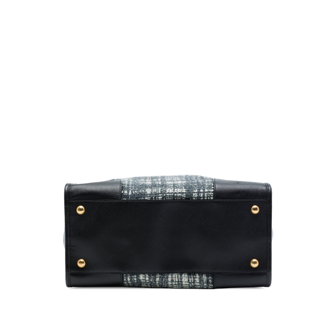Prada à finitions Lux Cabas Cuir Saffiano