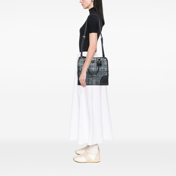 Prada à finitions Lux Cabas Cuir Saffiano