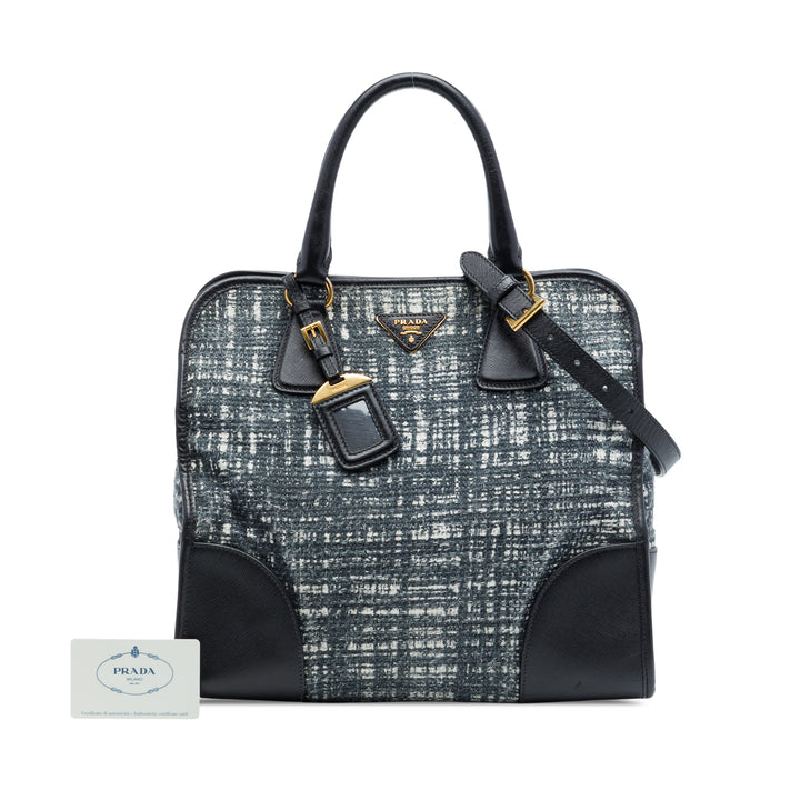 Prada à finitions Lux Cabas Cuir Saffiano