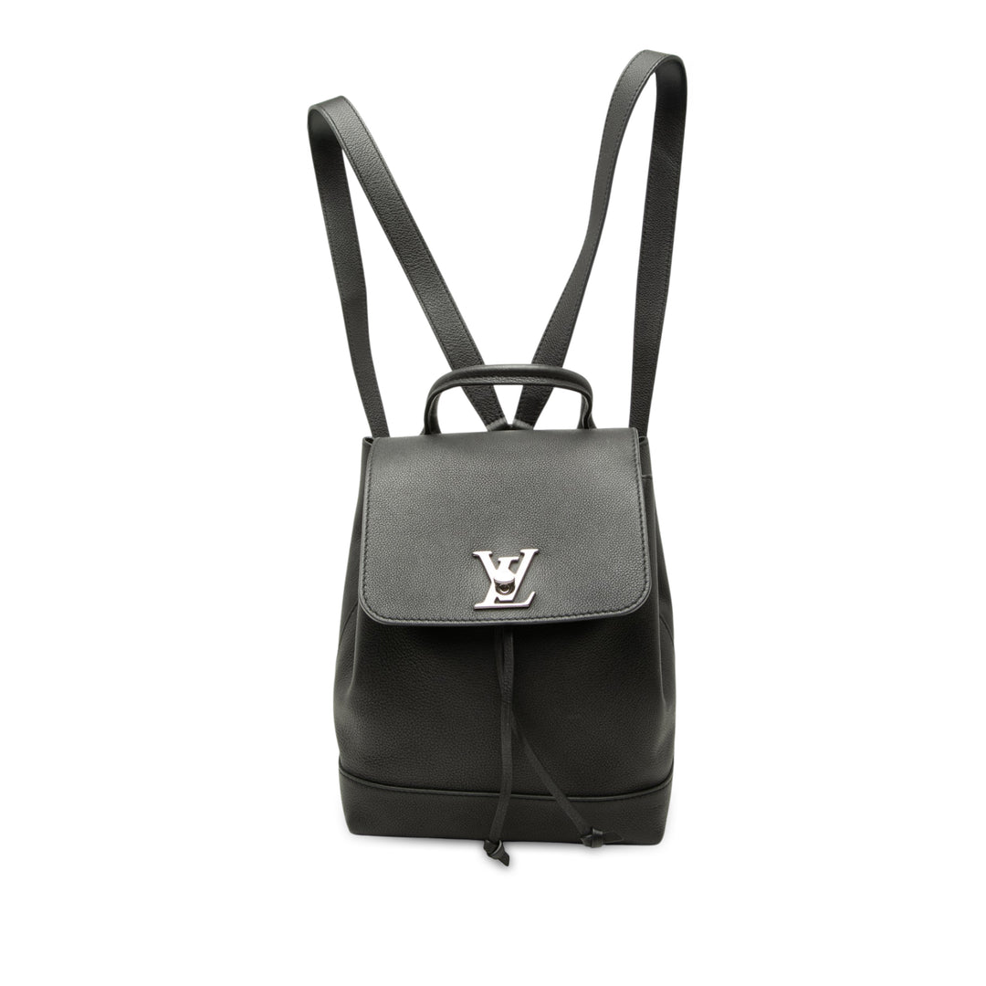 Lockme Sac à dos taurillon Noir