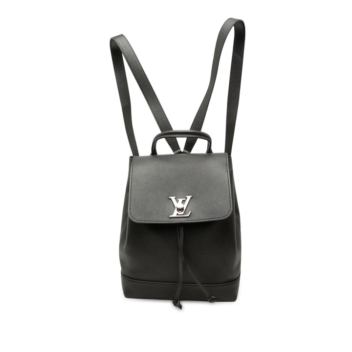 Lockme Sac à dos taurillon Noir