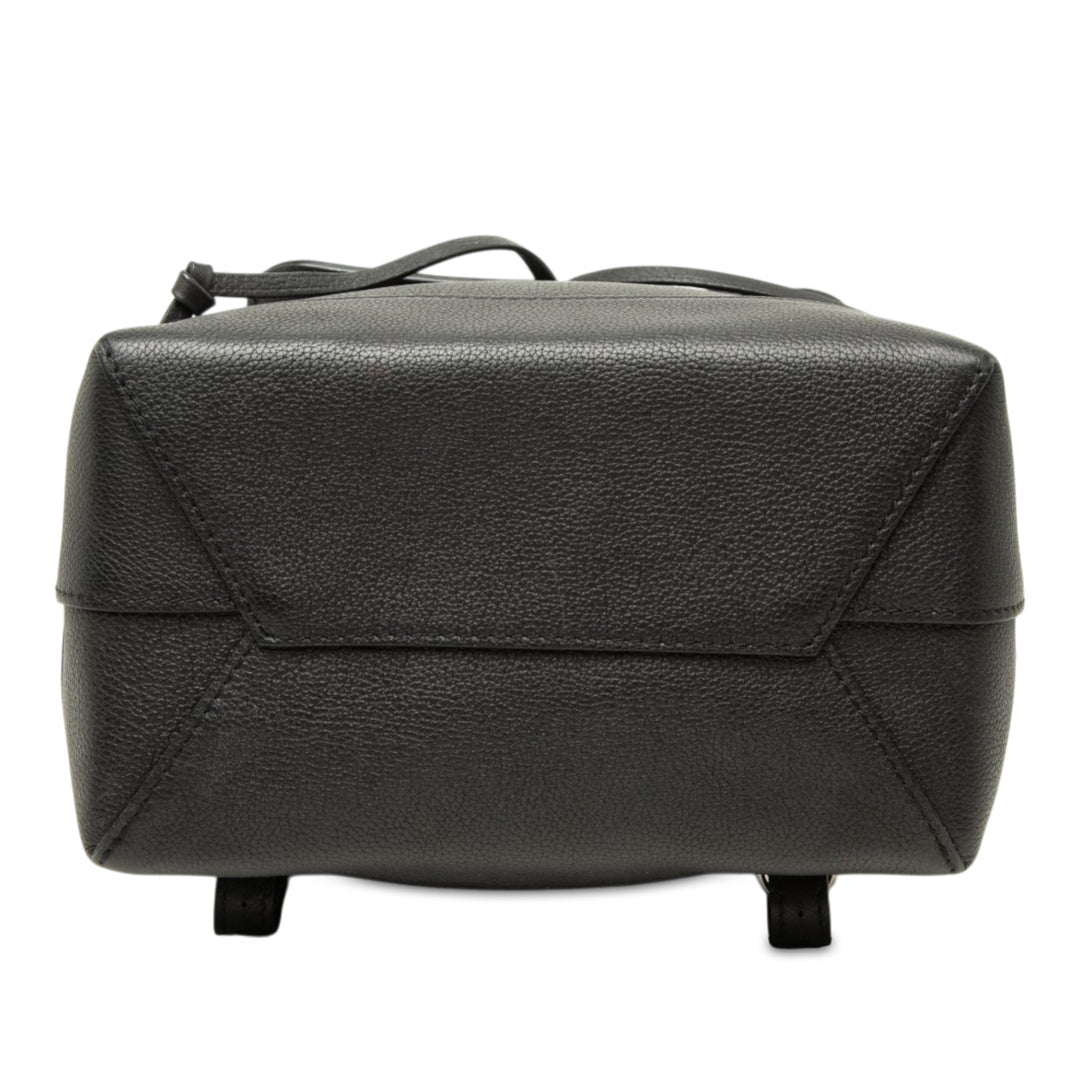 Lockme Sac à dos taurillon Noir