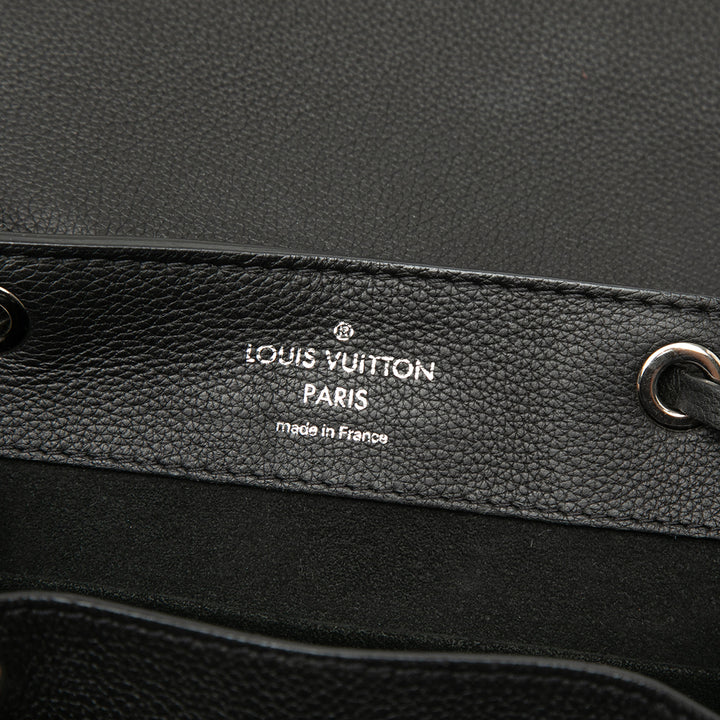 Lockme Sac à dos taurillon Noir