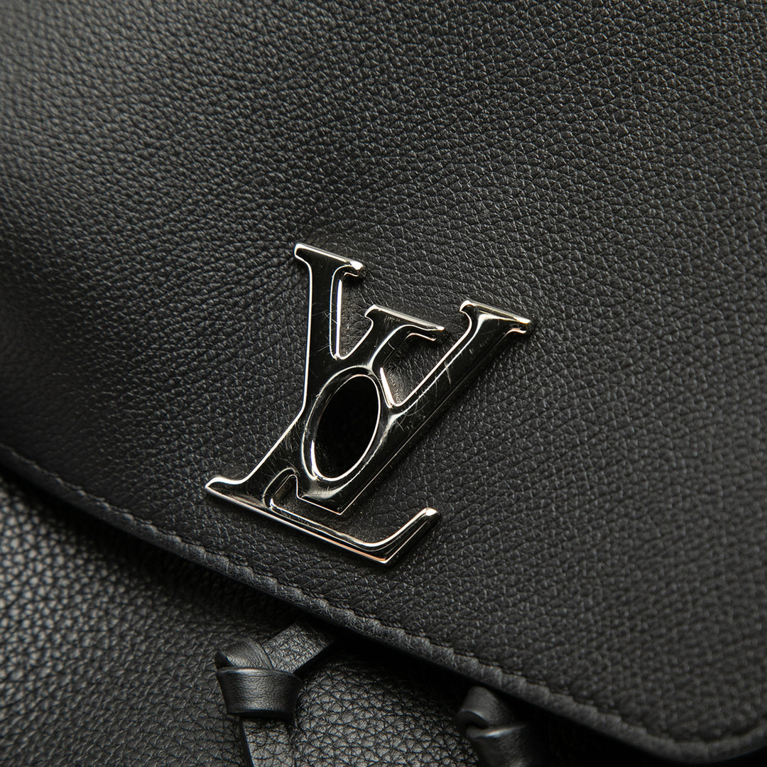 Lockme Sac à dos taurillon Noir