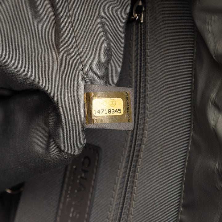 Chanel Paris Byzance Nylon Tweed On Stitch Cabas