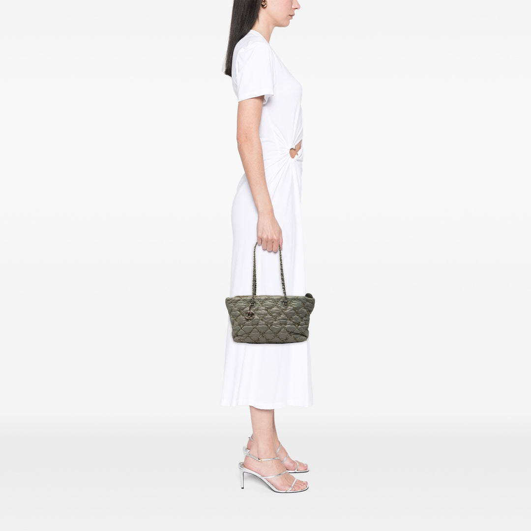 Chanel Paris Byzance Nylon Tweed On Stitch Cabas