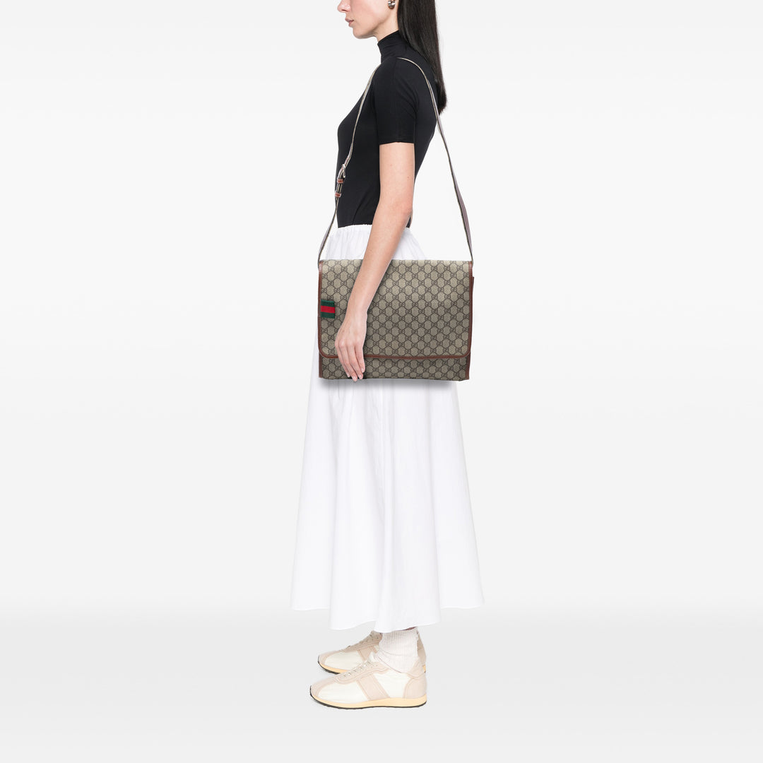 Gucci Web Sac Messenger Toile GG Supreme
