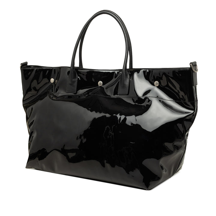 Saint Laurent Cabas PVC Rive Gauche Maxi Noir – vue 2 – GABY PARIS