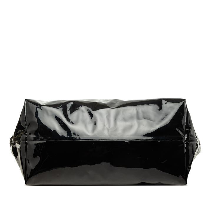 Saint Laurent Cabas PVC Rive Gauche Maxi Noir – vue 3 – GABY PARIS