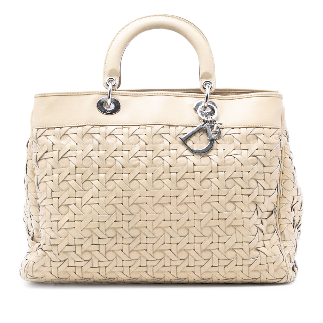 Dior Woven Cuir d’agneau Lady Dior Avenue Cabas