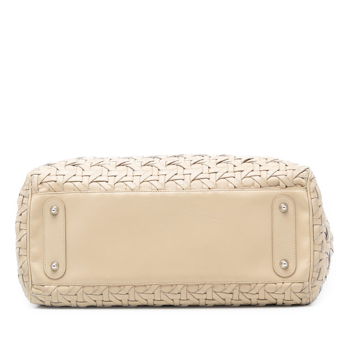 Dior Woven Cuir d’agneau Lady Dior Avenue Cabas