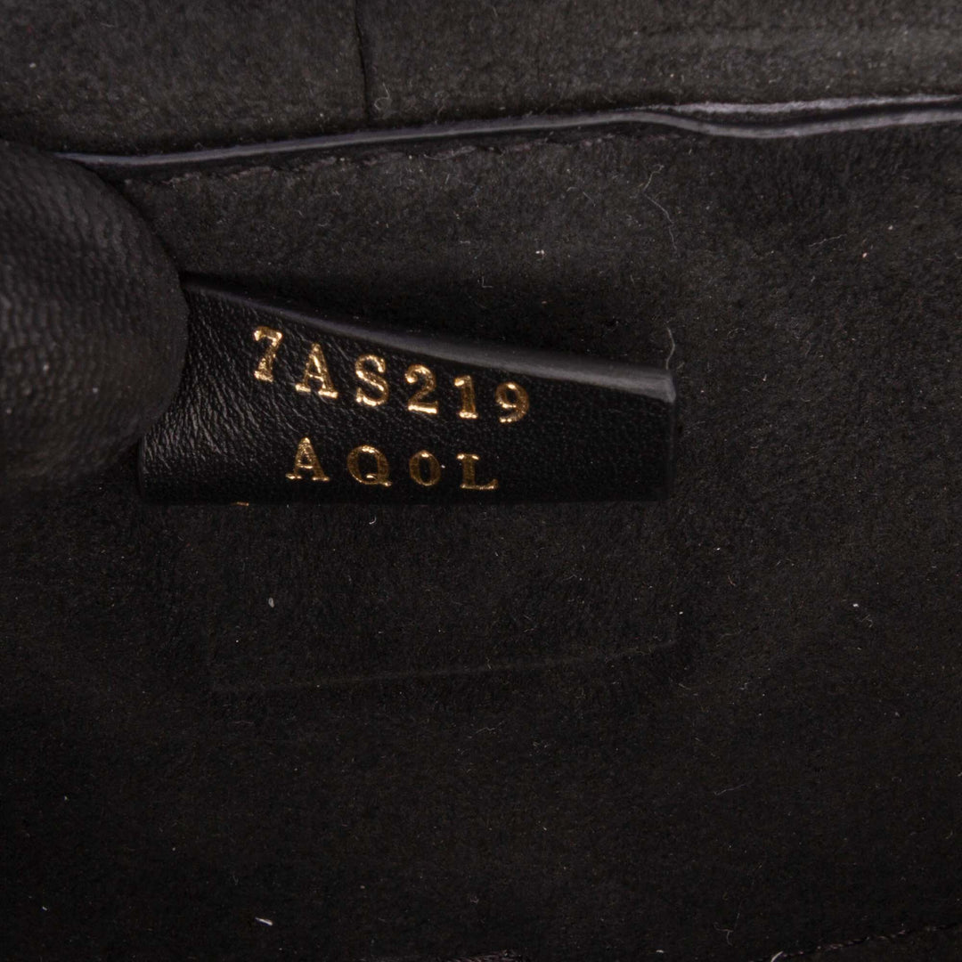 Mini Leather C mon Crossbody Black - Gaby Paris