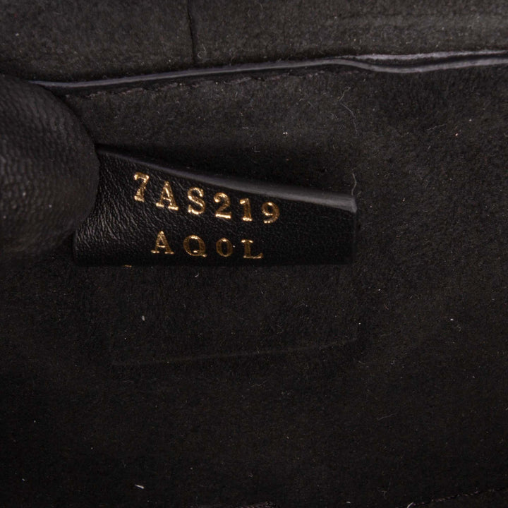 Mini Leather C mon Crossbody Black - Gaby Paris