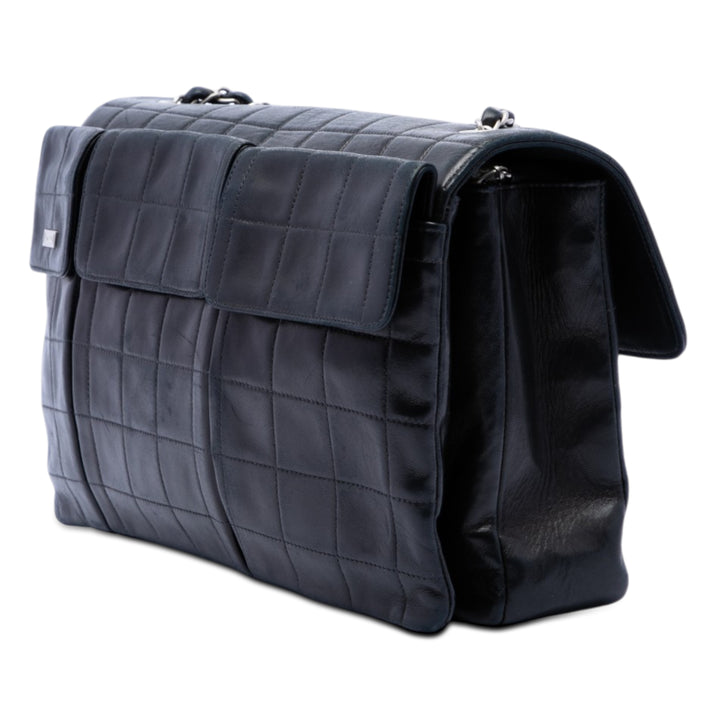Chanel Chocolate Bar Cuir d’agneau Reissue 2.55 Simple rabat