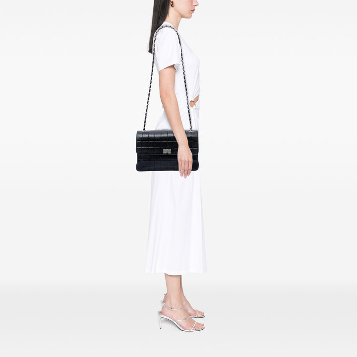 Chanel Chocolate Bar Cuir d’agneau Reissue 2.55 Simple rabat