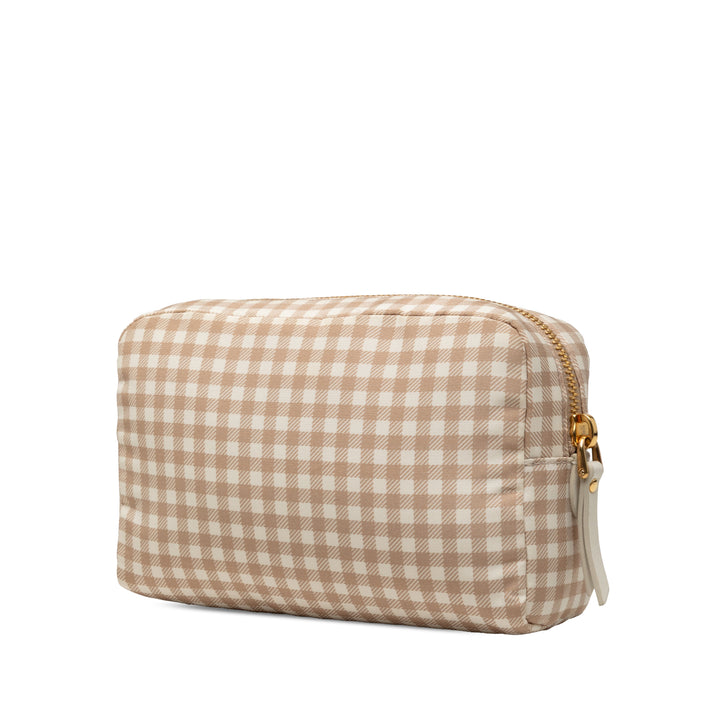 Miu Miu Nylon Vichy Wristlet Pochette