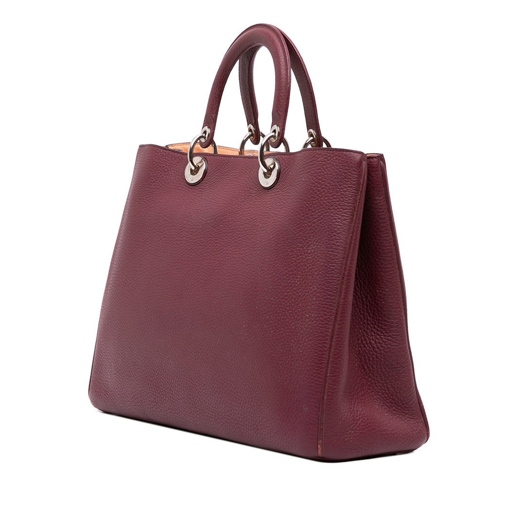 Dior Diorissimo Sac Grand Rouge – vue 2 – GABY PARIS