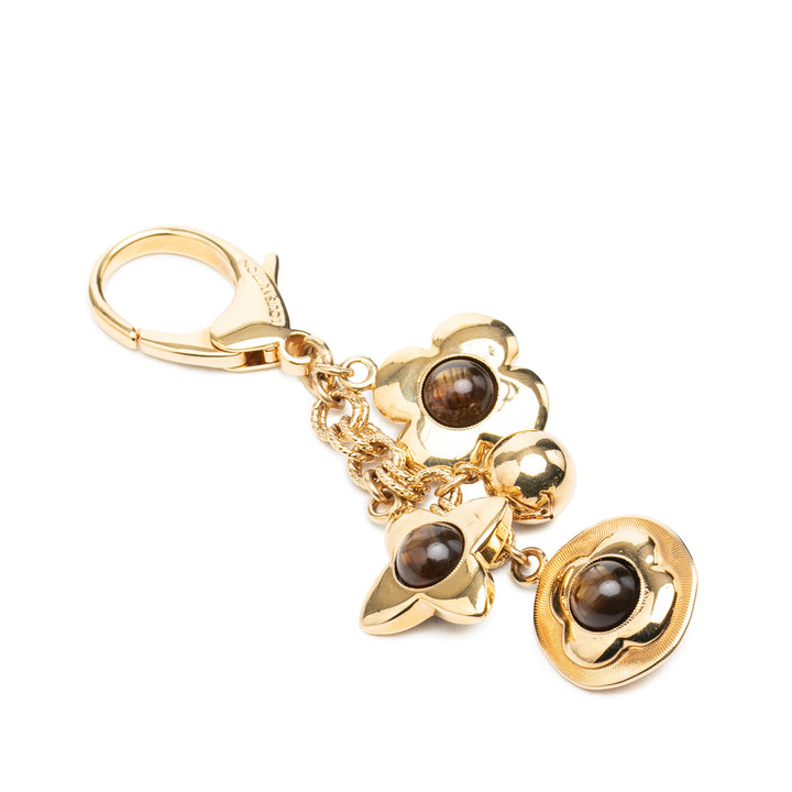 Louis Vuitton Porte-clés Bijoux Tresor Bijou de et Key Chaîne Marron – vue principale – GABY PARIS