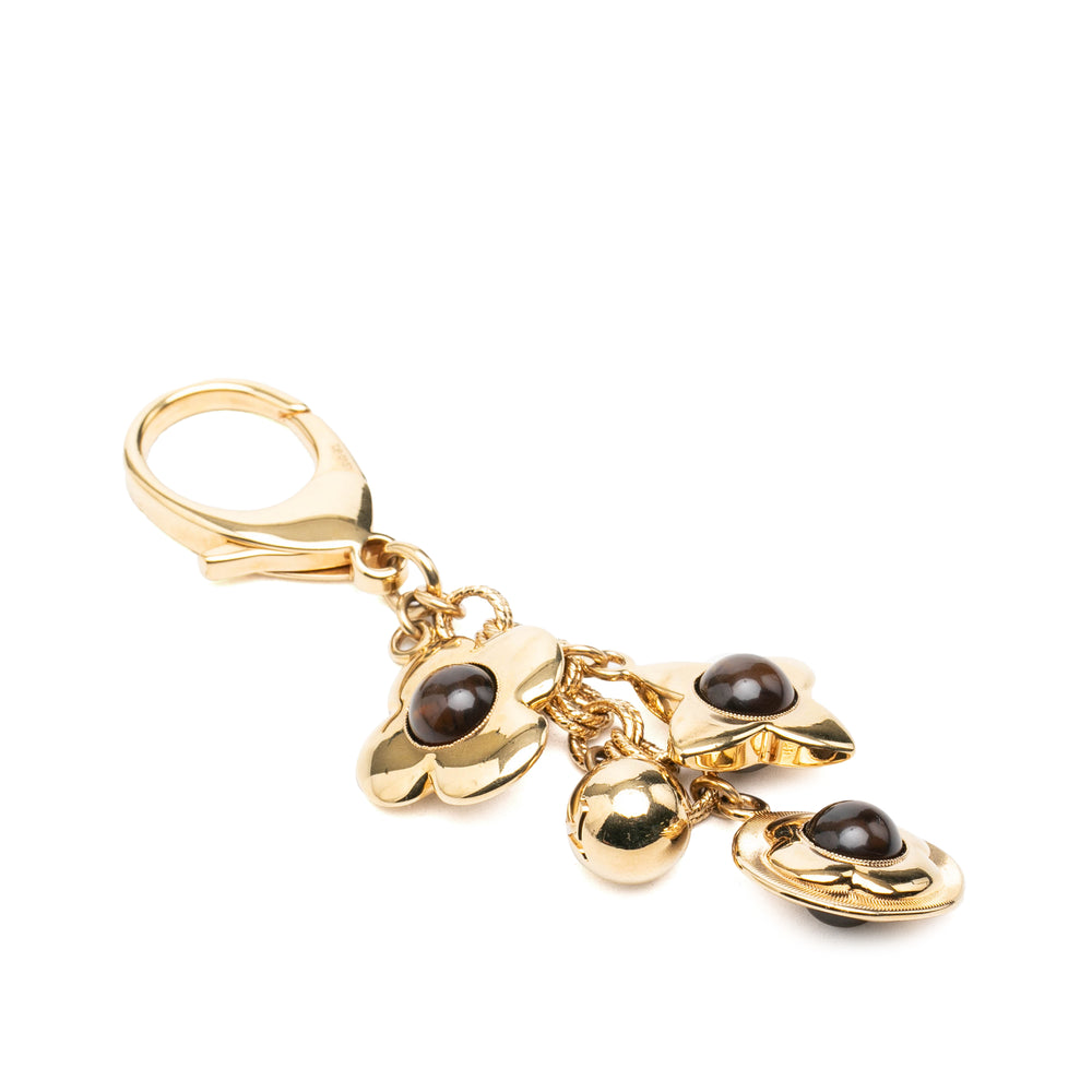 Louis Vuitton Porte-clés Bijoux Tresor Bijou de et Key Chaîne Marron – vue 2 – GABY PARIS
