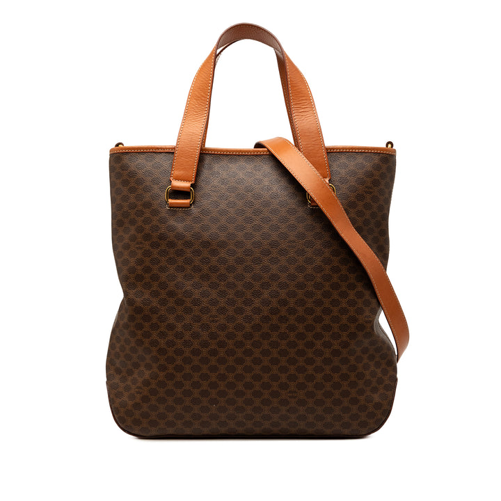 Celine Macadam Coated Toile Vertical Sac