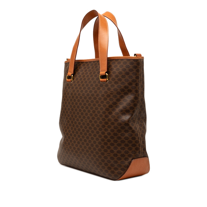 Celine Macadam Coated Toile Vertical Sac