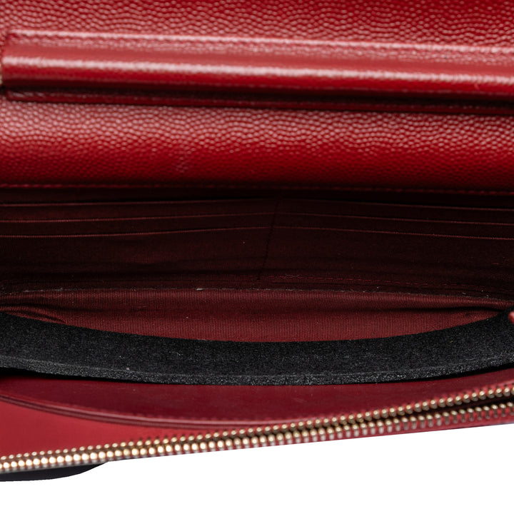 Chanel Matelassé Caviar Golden Class Wallet on Chain