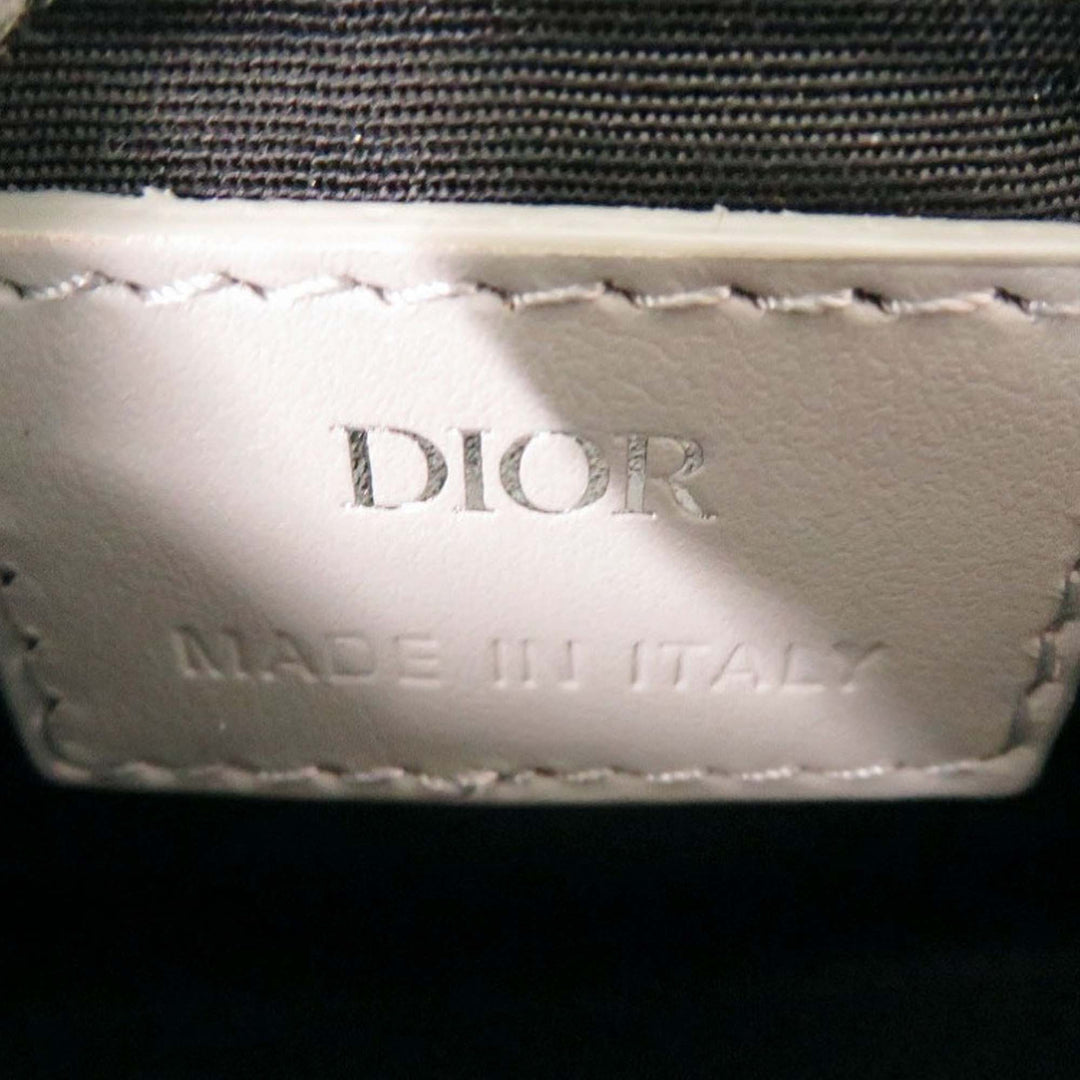 Dior Coated Toile CD Diamond Saddle Card Holder