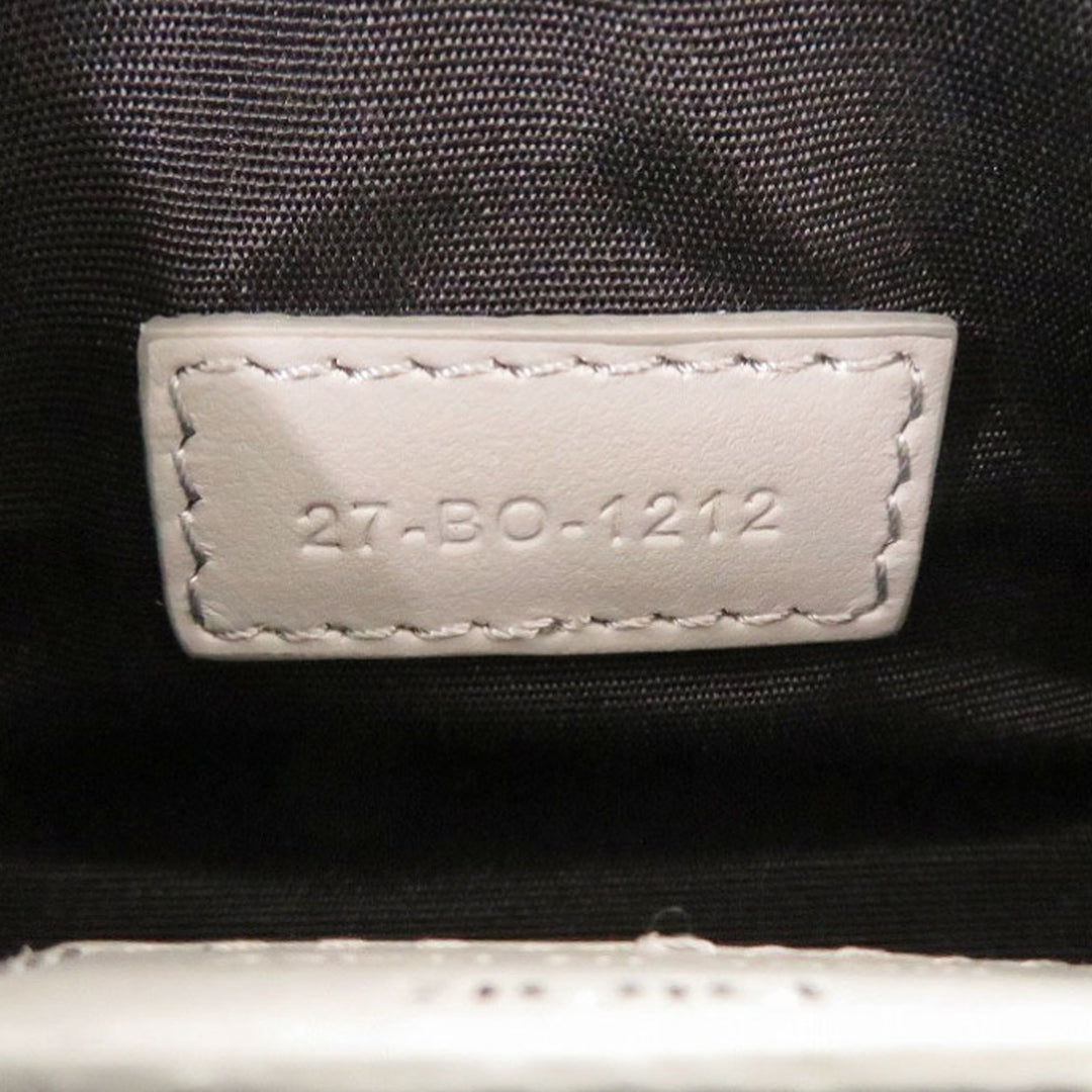 Dior Coated Toile CD Diamond Saddle Card Holder