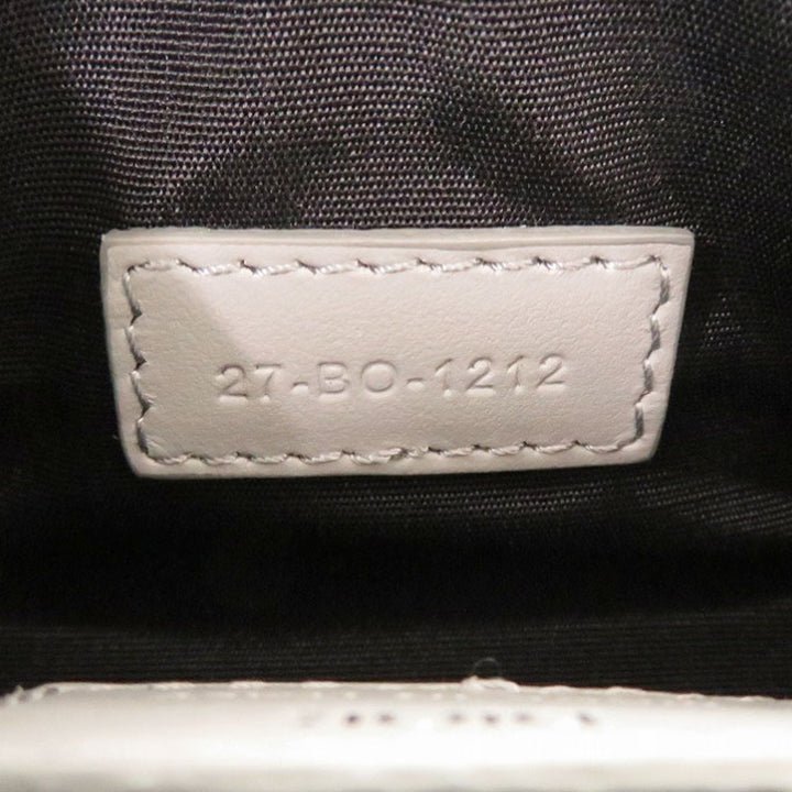 Dior Coated Toile CD Diamond Saddle Card Holder