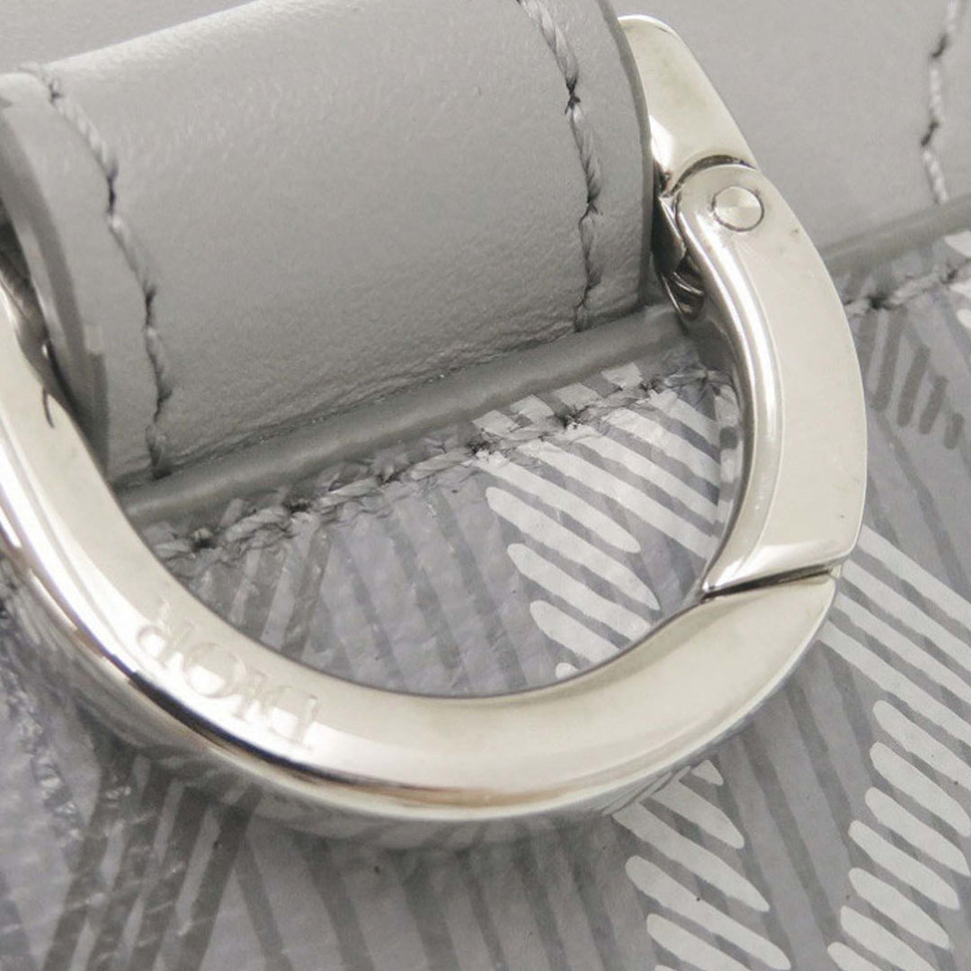 Dior Coated Toile CD Diamond Saddle Card Holder
