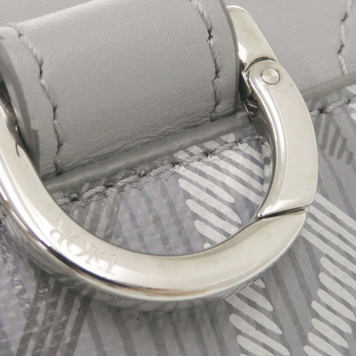 Dior Coated Toile CD Diamond Saddle Card Holder